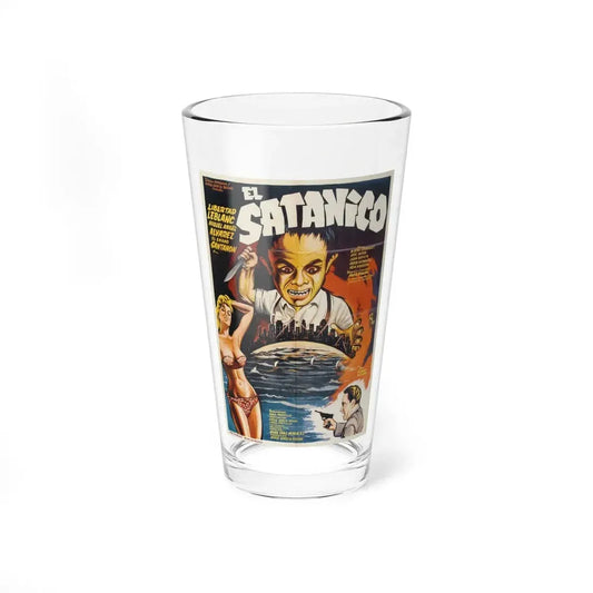 SATANIC 1968 Movie Poster - Pint Glass 16oz 16oz - Go Mug Yourself