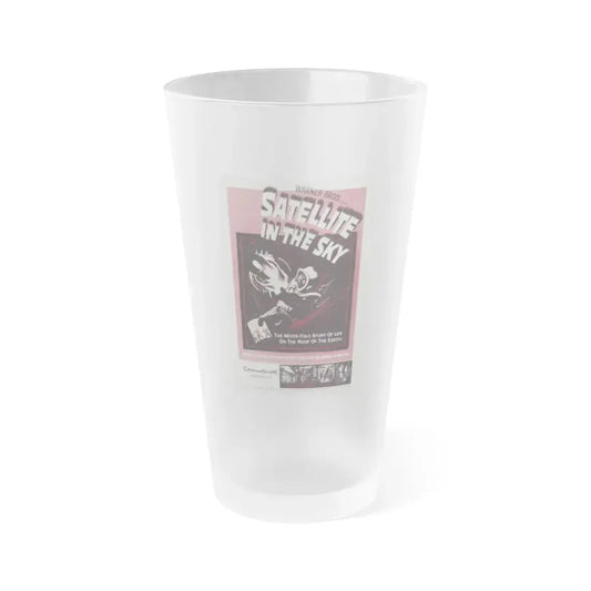 SATTELITE IN THE SKY 1956 Movie Poster - Frosted Pint Glass 16oz 16oz Frosted - Go Mug Yourself