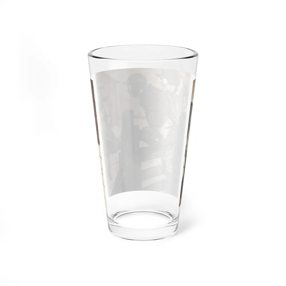 Saturday Evening Post Illustration (Curtis Publishing, c. 1940s) (Magazine Illustration) Pint Glass 16oz - Go Mug Yourself