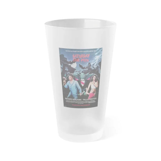 SATURDAY THE 14TH 1981 Movie Poster - Frosted Pint Glass 16oz 16oz Frosted - Go Mug Yourself