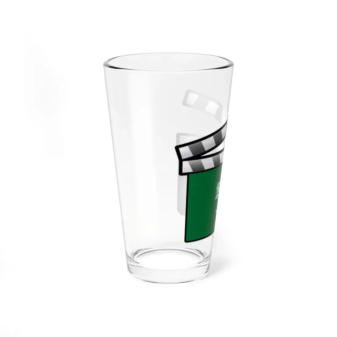 Saudi Arabia film clapperboard (Saudi Arabia) Pint Glass 16oz - Go Mug Yourself