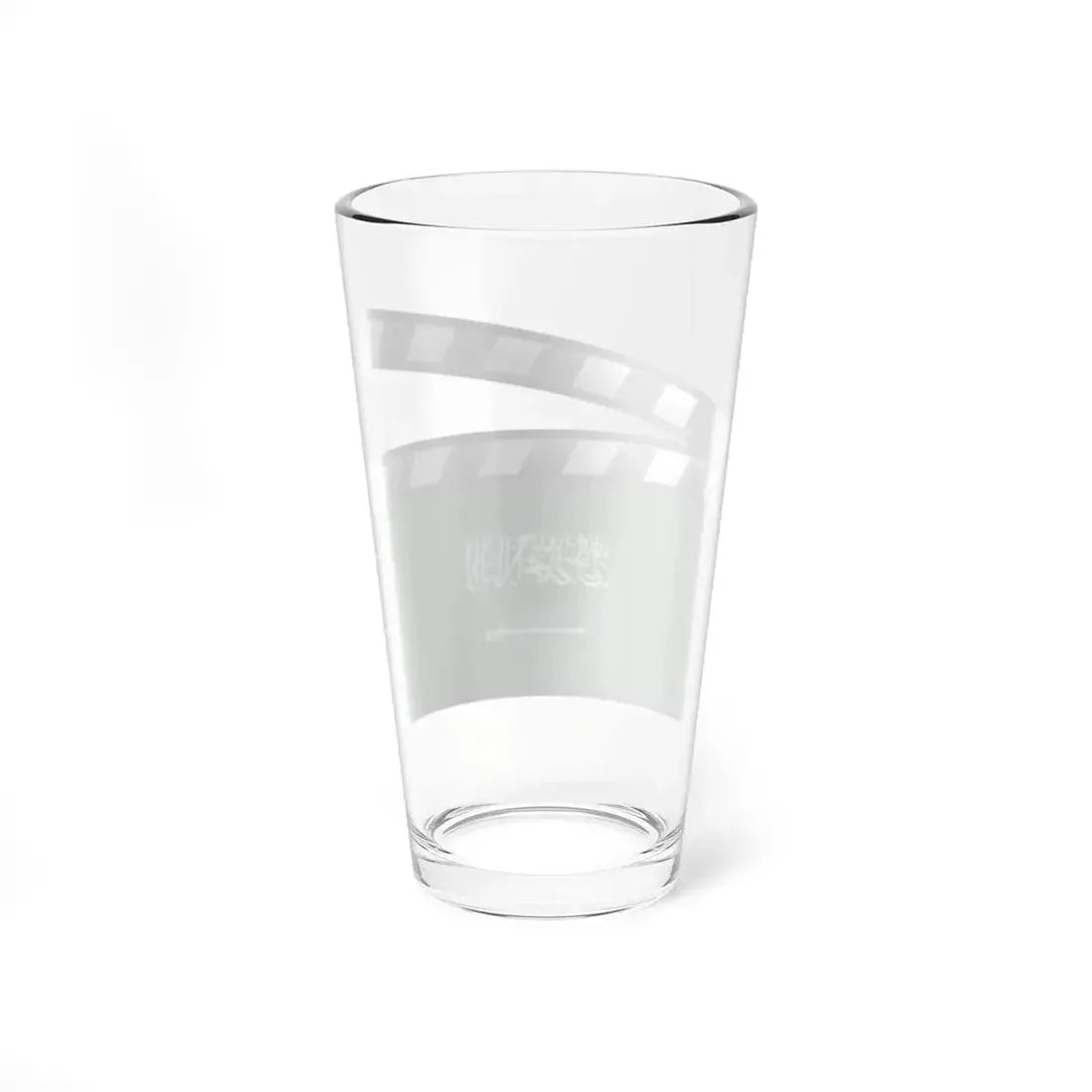 Saudi Arabia film clapperboard (Saudi Arabia) Pint Glass 16oz - Go Mug Yourself