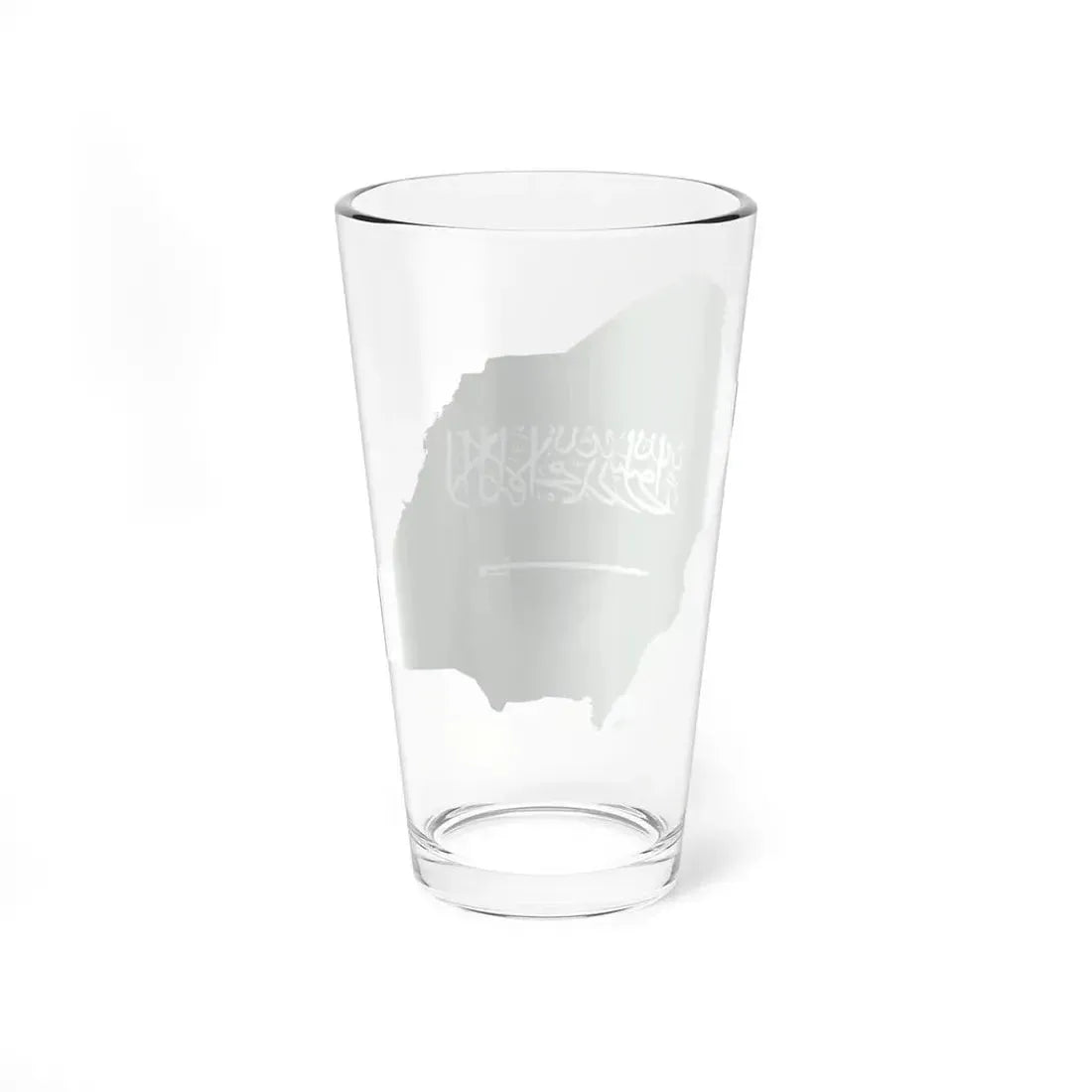 Saudi Arabia-Flagmap (Saudi Arabia) Pint Glass 16oz - Go Mug Yourself