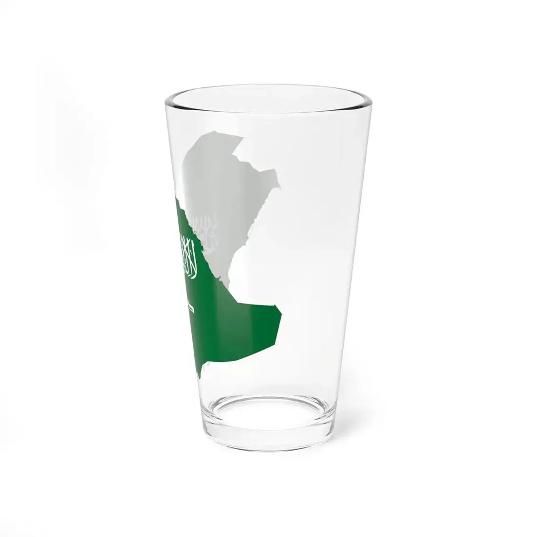 Saudi Arabia-Flagmap (Saudi Arabia) Pint Glass 16oz - Go Mug Yourself