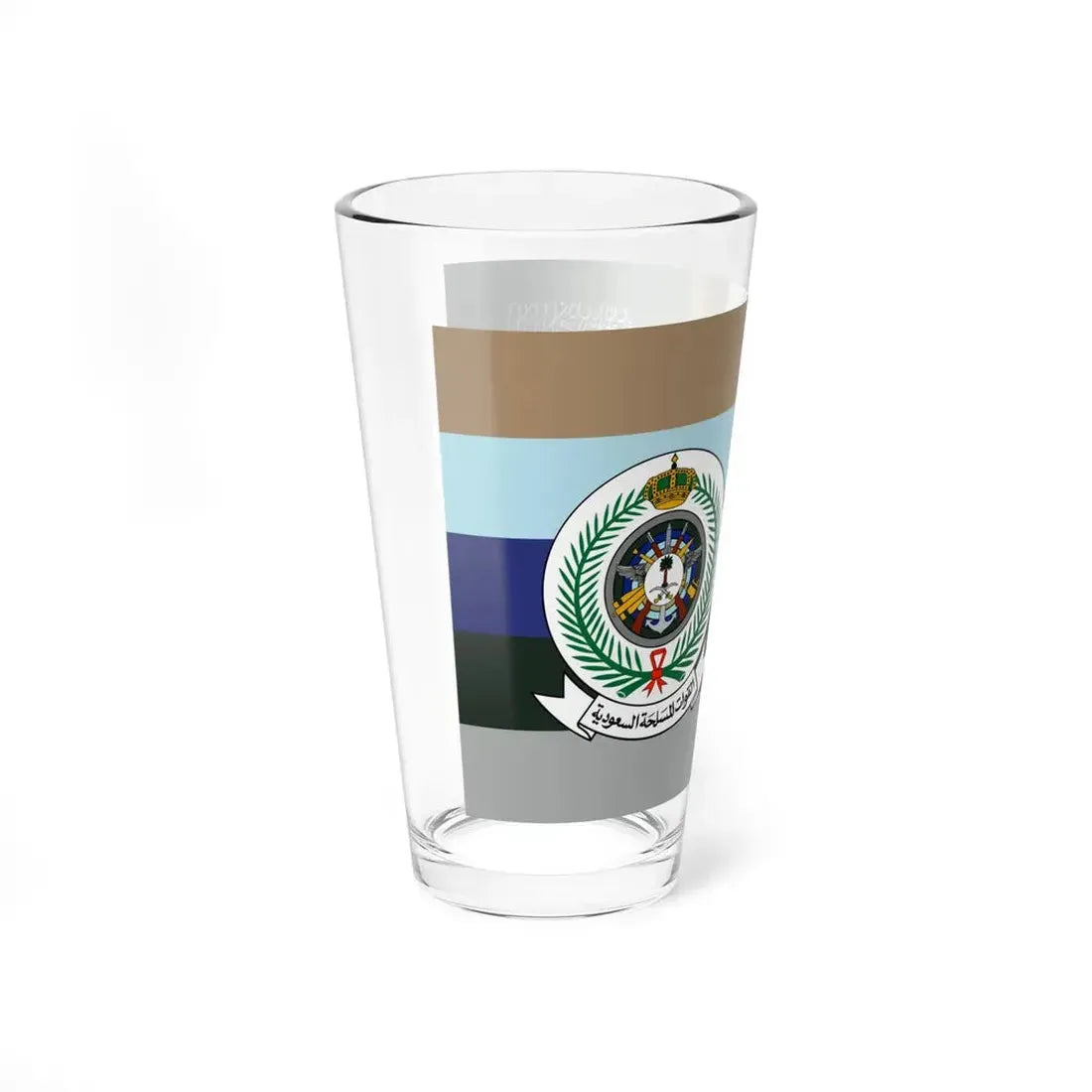 Saudi Armed Forces Flag (Saudi Arabia) Pint Glass 16oz - Go Mug Yourself