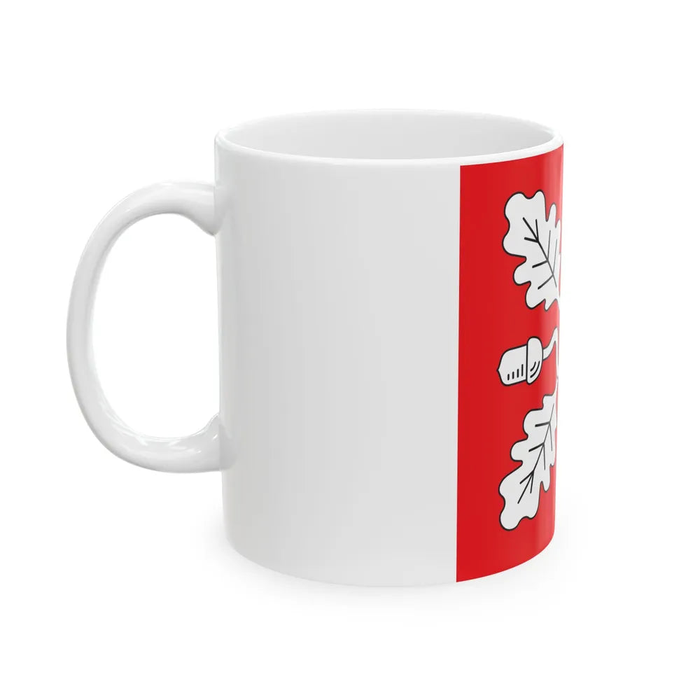 Saue valla lipp (Estonia) White Coffee Mug - Go Mug Yourself
