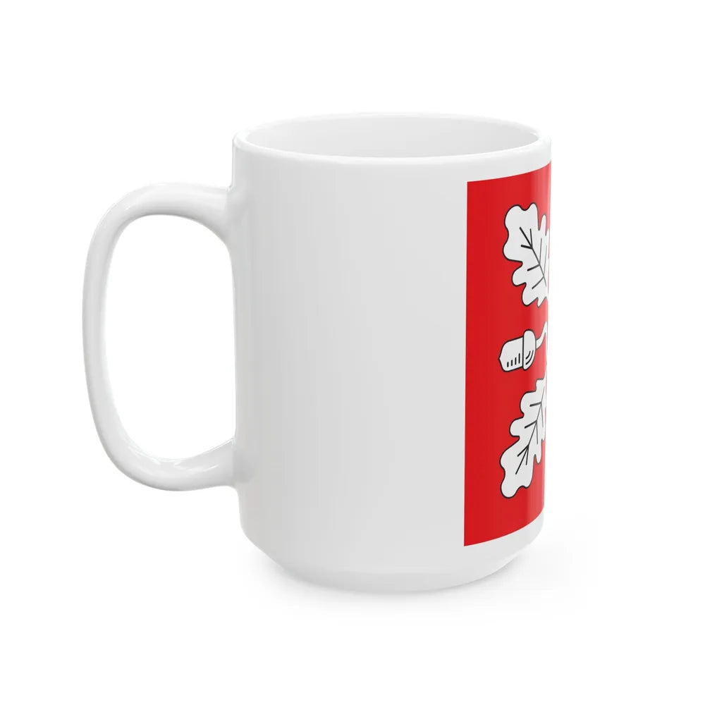 Saue valla lipp (Estonia) White Coffee Mug - Go Mug Yourself