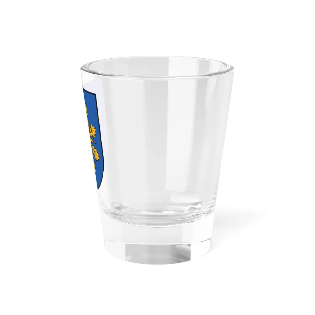 Saulkrastu novada ģerbonis (Latvia) (Coat of Arms) Shot Glass 1.5oz - Go Mug Yourself