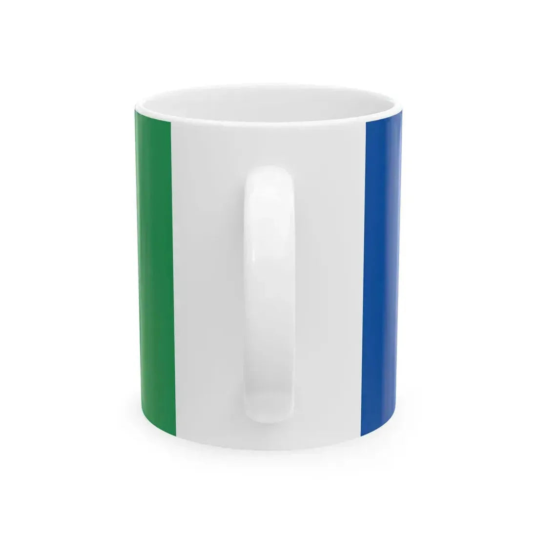 Saulkrastu novada karogs (Latvia) White Coffee Mug - Go Mug Yourself