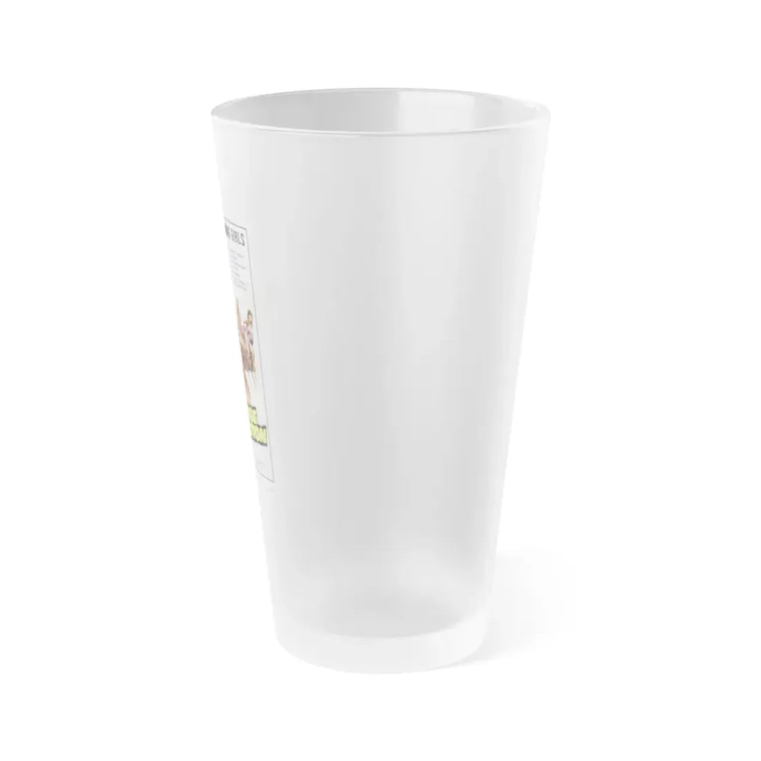SAVAGE ABDUCTION 1973 Movie Poster - Frosted Pint Glass 16oz - Go Mug Yourself