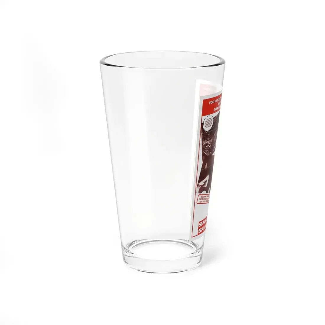 SAVAGE MAN SAVAGE BEAST 1975 Movie Poster - Pint Glass 16oz - Go Mug Yourself