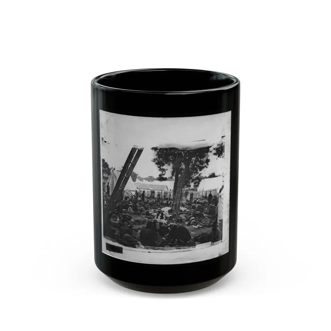 Savage Station, Va. Field Hospital After The Battle Of June 27 (U.S. Civil War) Black Coffee Mug 15oz - Go Mug Yourself