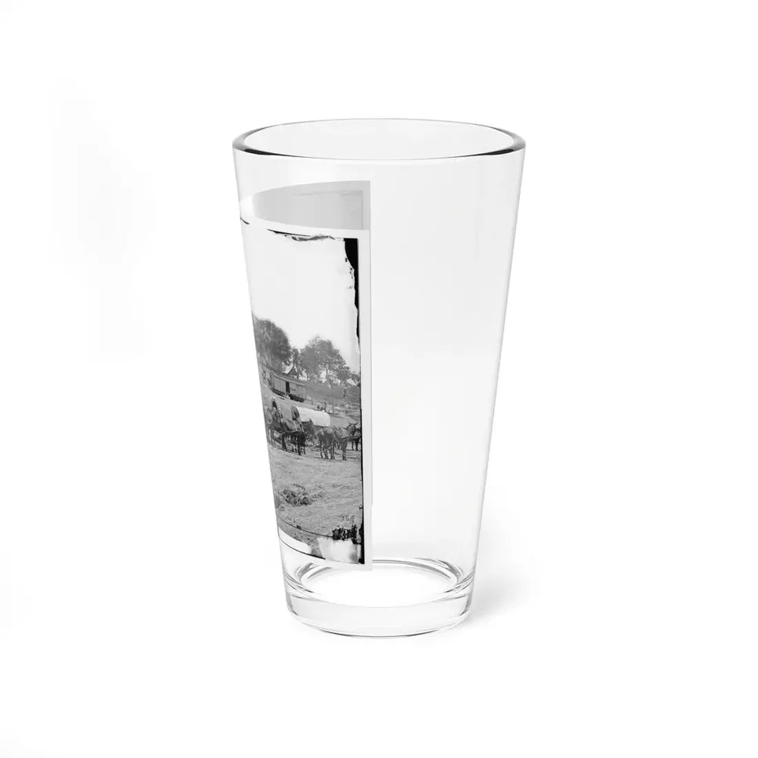 Savage Station, Va. Headquarters Of Gen. George B. Mcclellan On The Richmond & York River Railroad (U.S. Civil War) Pint Glass 16oz - Go Mug Yourself