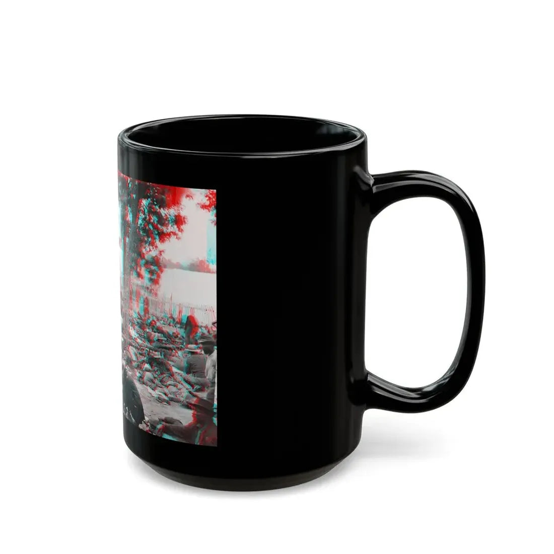 Savage Station, Va. Union Field Hospital After The Battle Of June 27, During The Civil War (U.S. Civil War) Black Coffee Mug - Go Mug Yourself