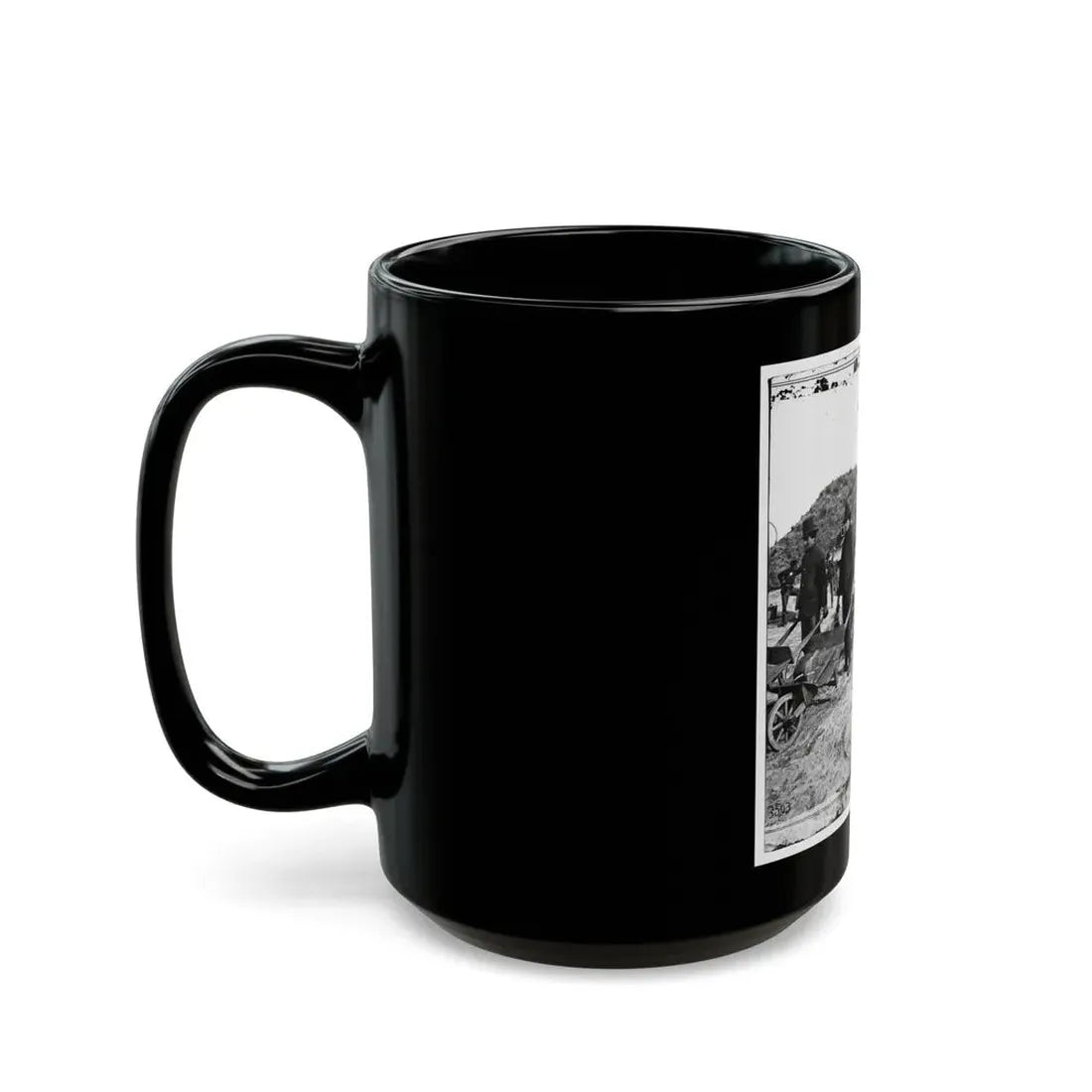 Savannah, Ga., Vicinity. Sherman's Troops Removing Ammunition From Fort Mcallister In Wheelbarrows (U.S. Civil War) Black Coffee Mug - Go Mug Yourself