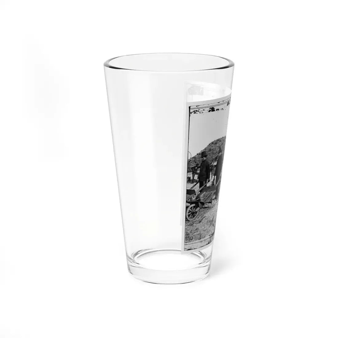 Savannah, Ga., Vicinity. Sherman's Troops Removing Ammunition From Fort Mcallister In Wheelbarrows (U.S. Civil War) Pint Glass 16oz - Go Mug Yourself