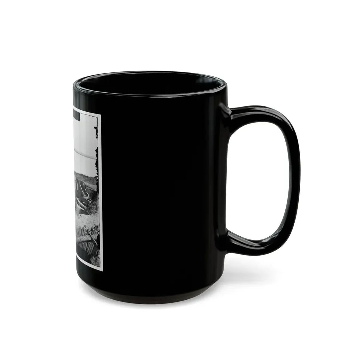 Savannah, Ga., Vicinity. Signal Station On The Ogeechee At Fort Mcallister (U.S. Civil War) Black Coffee Mug - Go Mug Yourself
