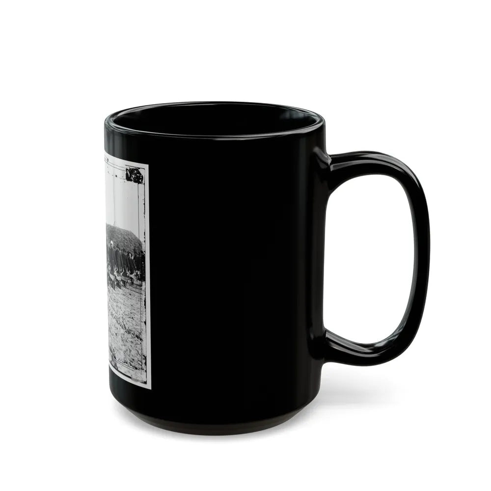 Savannah, Ga., Vicinity. Sherman's Troops Removing Ammunition From Fort Mcallister In Wheelbarrows (U.S. Civil War) Black Coffee Mug-Go Mug Yourself