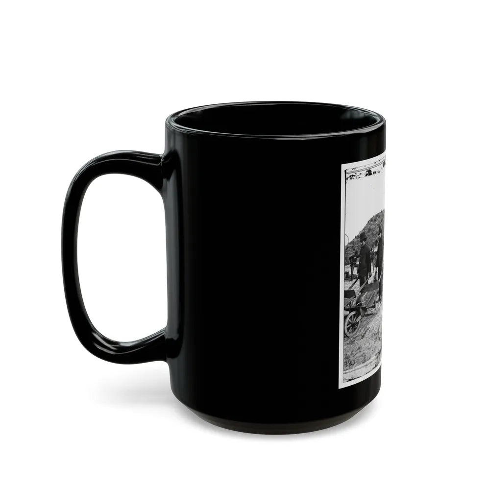 Savannah, Ga., Vicinity. Sherman's Troops Removing Ammunition From Fort Mcallister In Wheelbarrows (U.S. Civil War) Black Coffee Mug-Go Mug Yourself