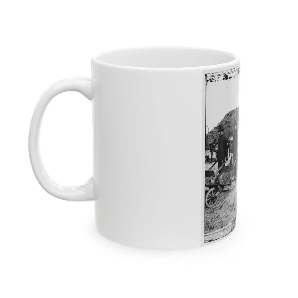 Savannah, Ga., Vicinity. Sherman's Troops Removing Ammunition From Fort Mcallister In Wheelbarrows (U.S. Civil War) White Coffee Mug-Go Mug Yourself