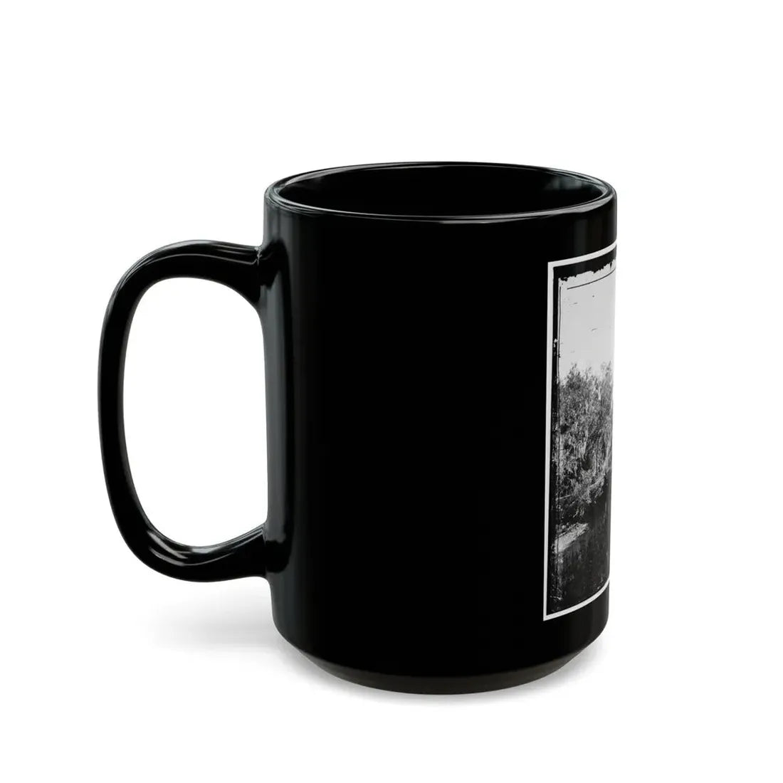 Savannah, Georgia. Bridge Over Stream (U.S. Civil War) Black Coffee Mug - Go Mug Yourself