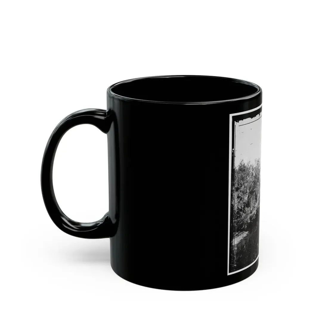Savannah, Georgia. Bridge Over Stream (U.S. Civil War) Black Coffee Mug - Go Mug Yourself