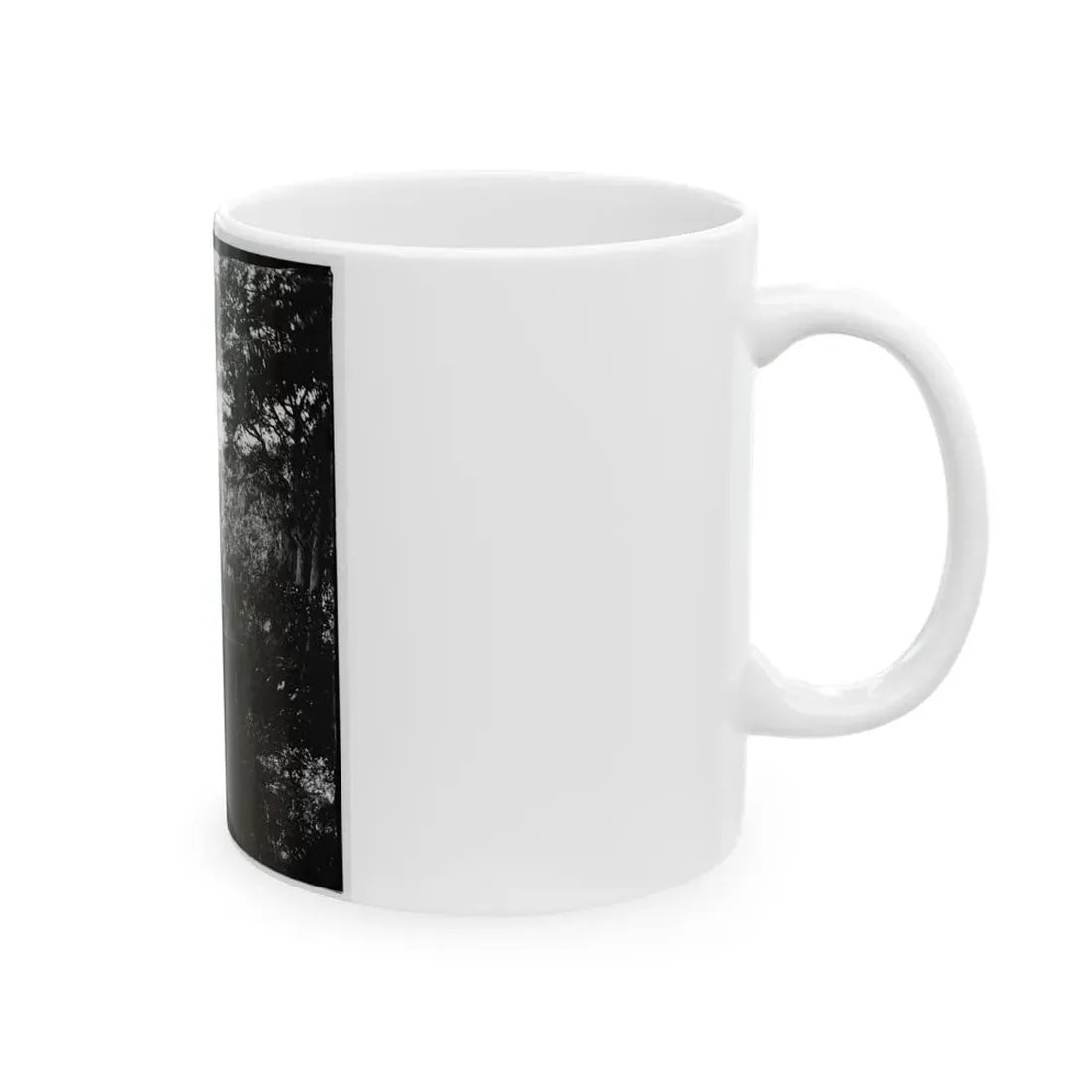 Savannah, Georgia. Bridge Over Stream (U.S. Civil War) White Coffee Mug - Go Mug Yourself