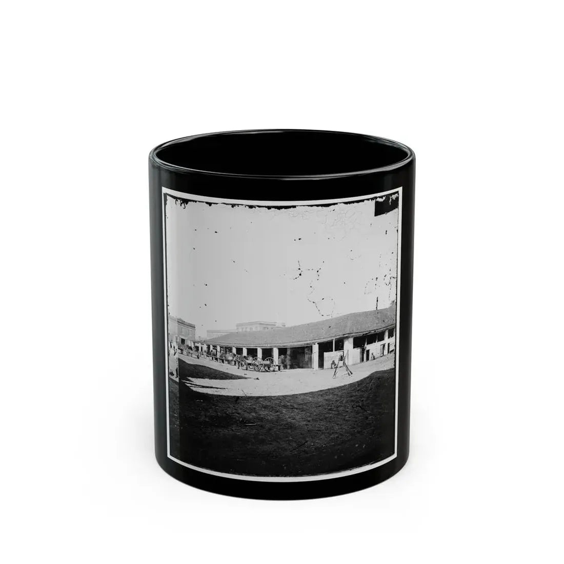 Savannah, Georgia (Vicinity). Market Place (U.S. Civil War) Black Coffee Mug 11oz - Go Mug Yourself