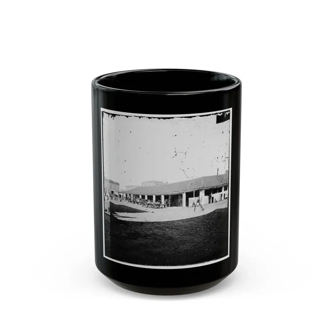 Savannah, Georgia (Vicinity). Market Place (U.S. Civil War) Black Coffee Mug 15oz - Go Mug Yourself