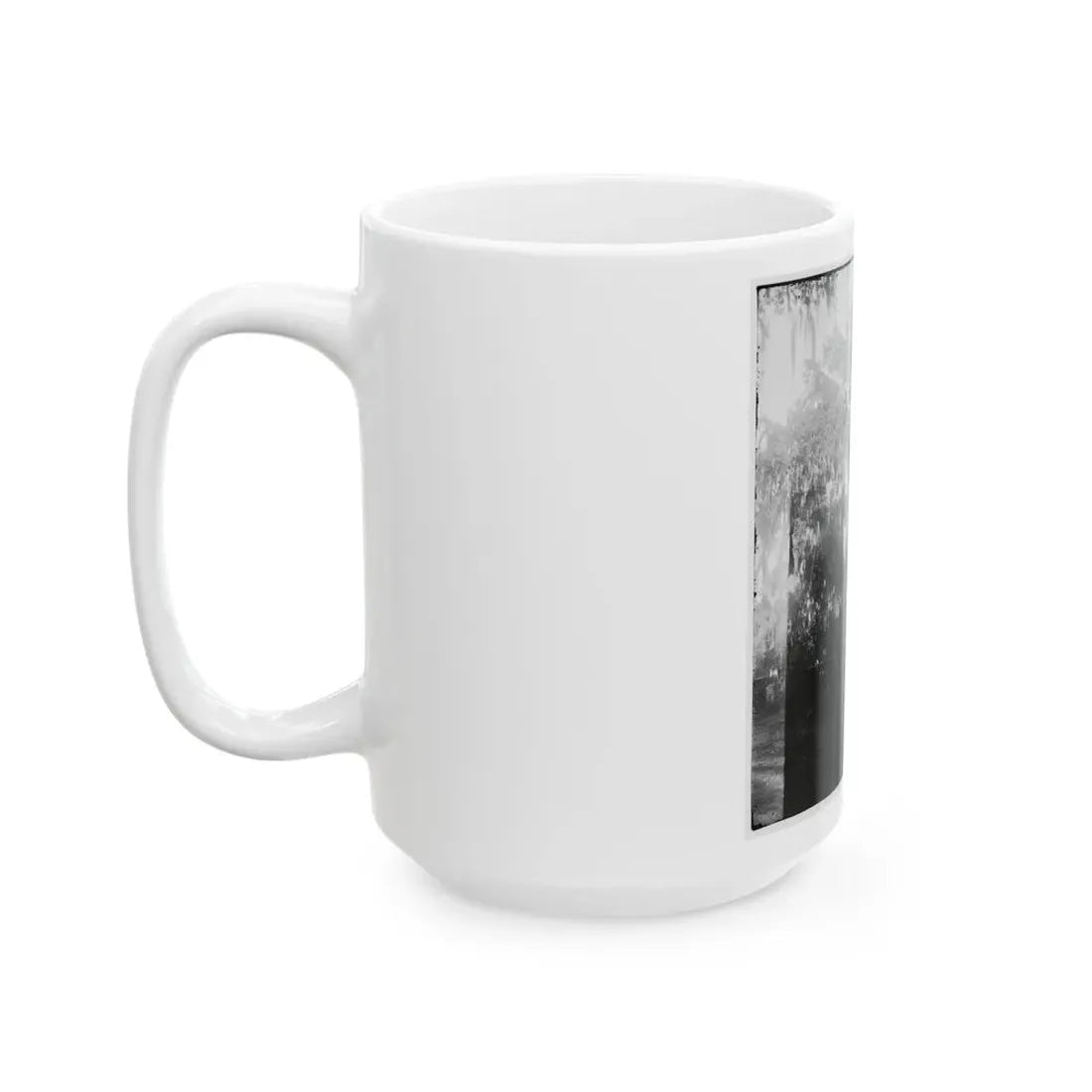 Savannah, Georgia. View Of Cemetery (U.S. Civil War) White Coffee Mug - Go Mug Yourself