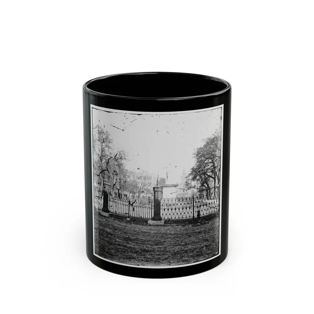 Savannah, Georgia. View (U.S. Civil War) Black Coffee Mug 11oz - Go Mug Yourself