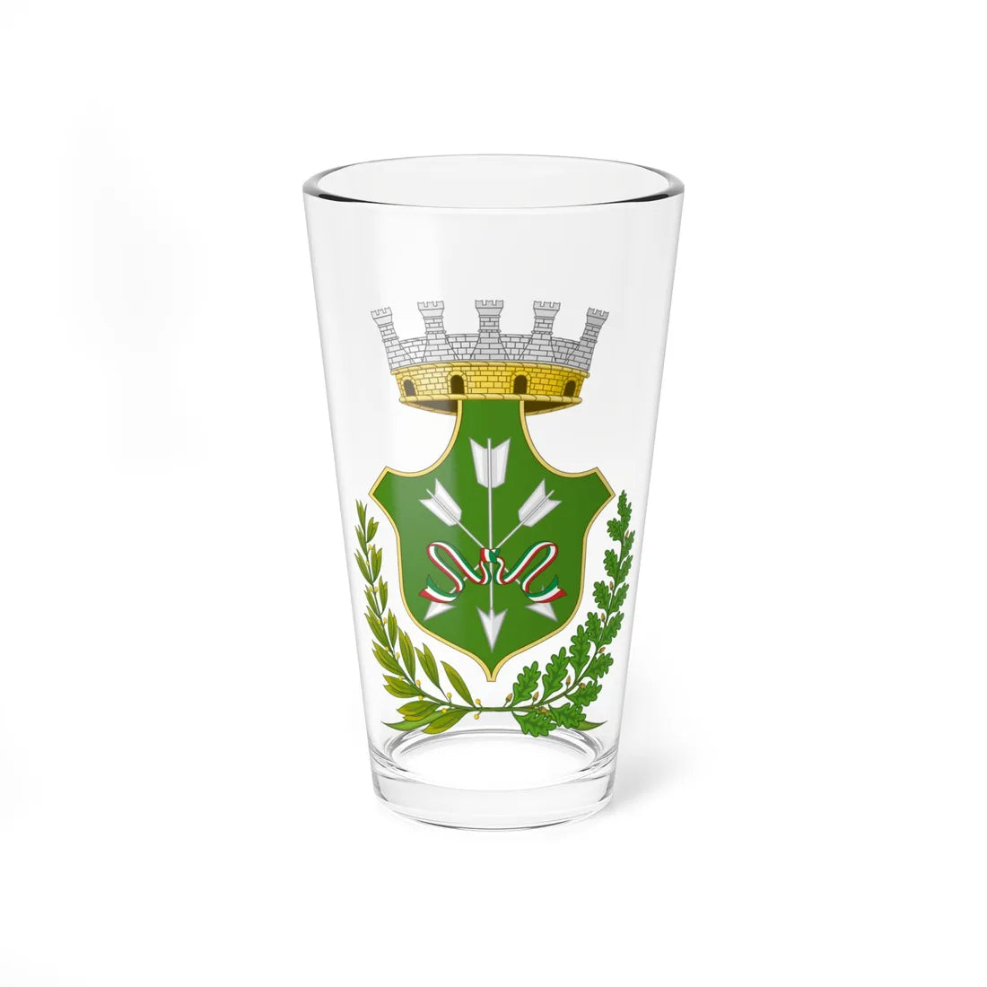 Saviano-Stemma (Italy) (Coat of Arms) Pint Glass 16oz 16oz - Go Mug Yourself