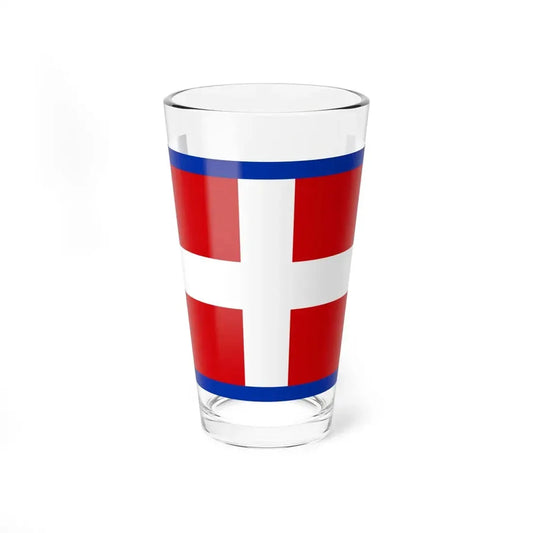 Savoyard flag (Italy) Pint Glass 16oz 16oz - Go Mug Yourself