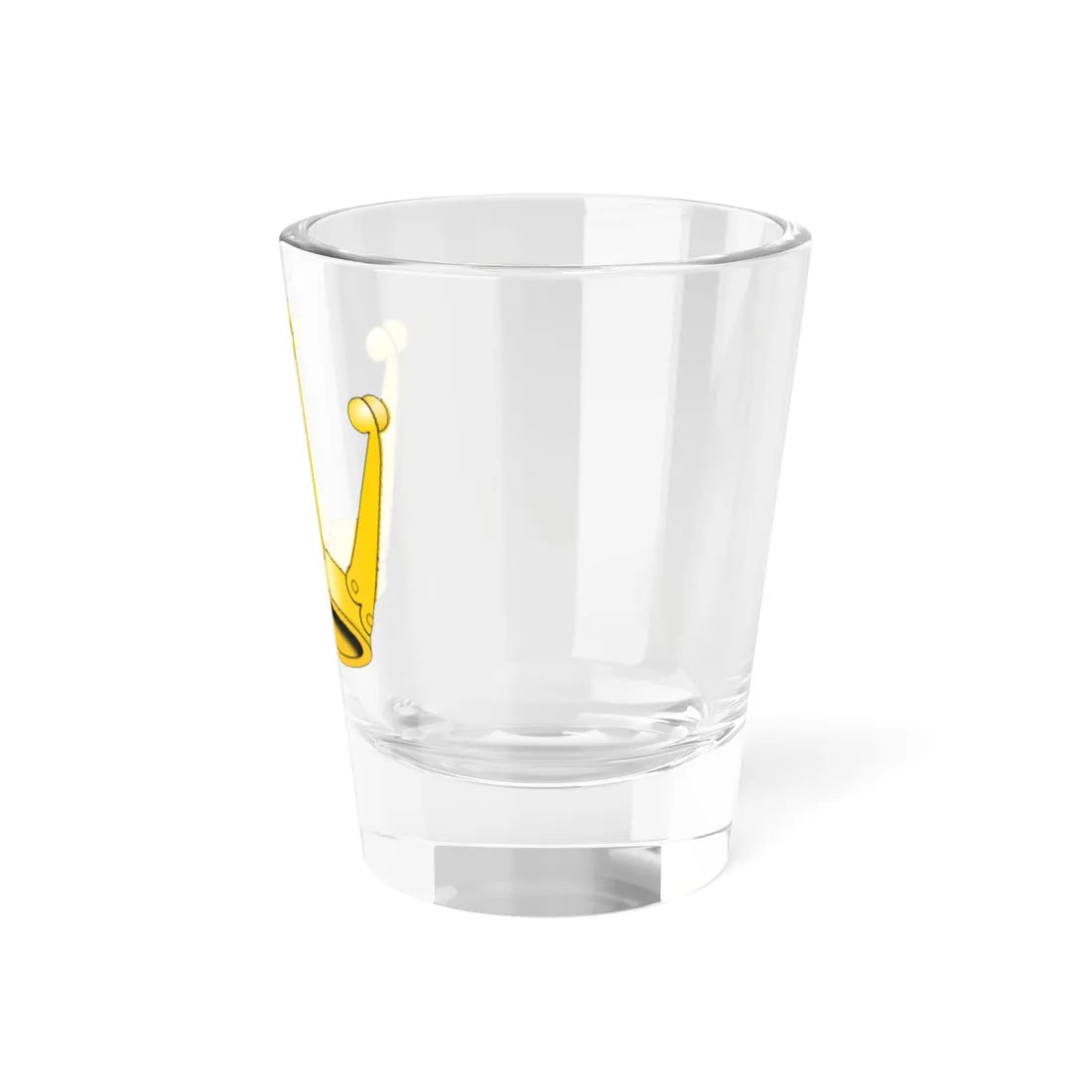 Saxon crown tall version (United Kingdom) (Coat of Arms) Shot Glass 1.5oz - Go Mug Yourself