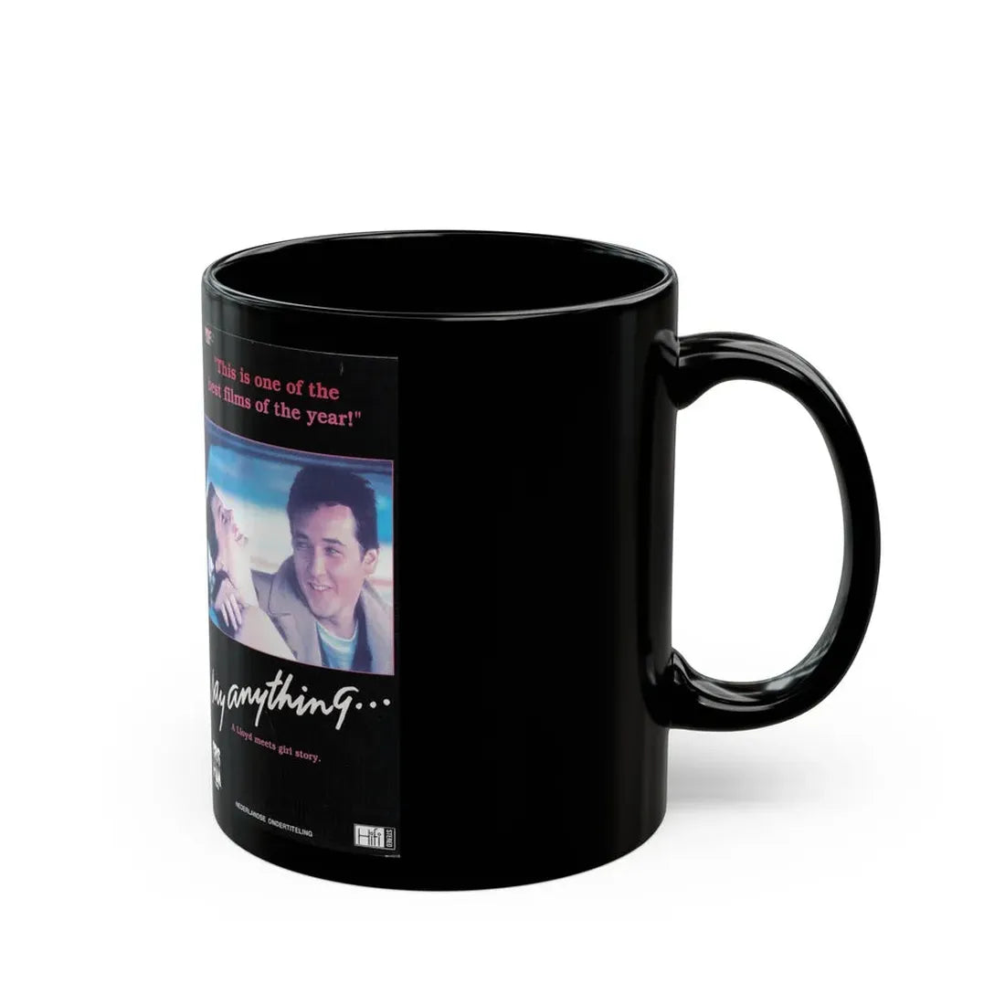 SAY ANYTHING (VHS COVER) - Black Coffee Mug - Go Mug Yourself
