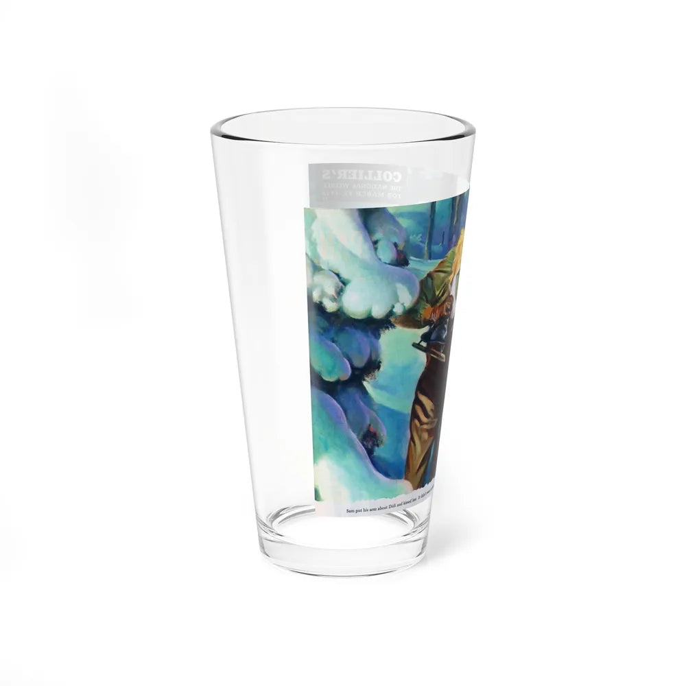 Say, Haven't You Been Kissed Before, Collier's, March 23, 1946 (Magazine Illustration) Pint Glass 16oz - Go Mug Yourself