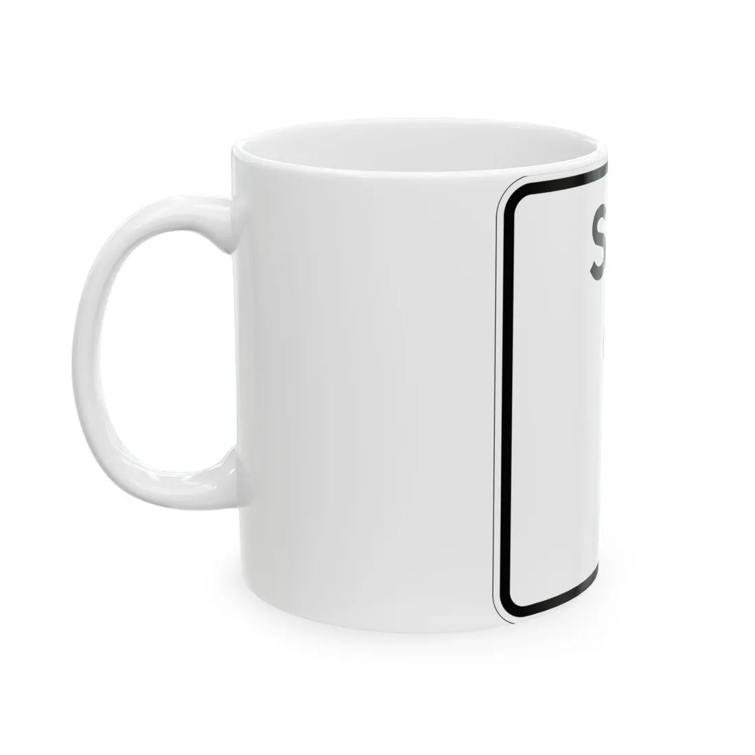 SC-1 (South Carolina) (Road Sign) White Coffee Mug - Go Mug Yourself
