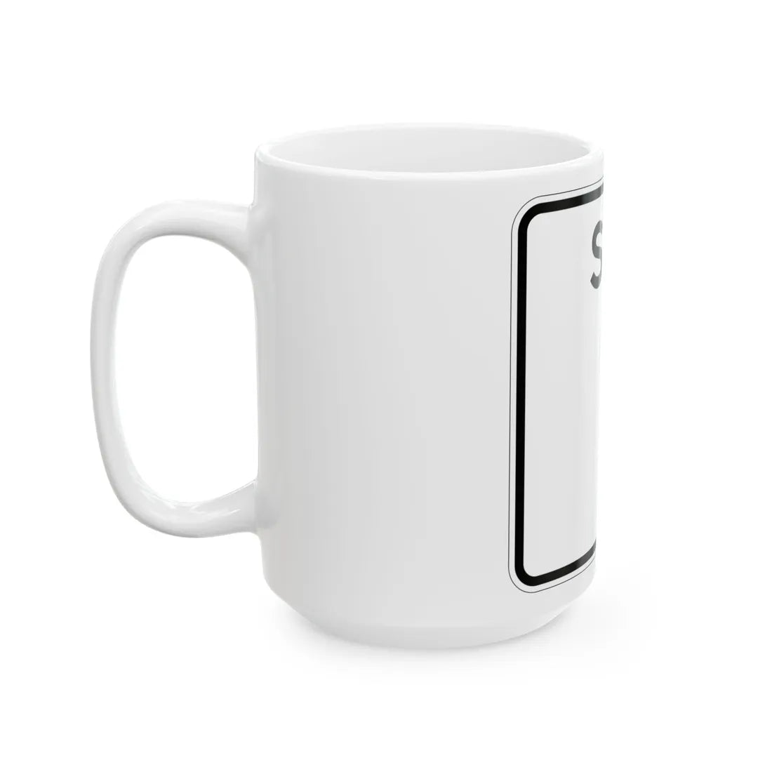 SC-1 (South Carolina) (Road Sign) White Coffee Mug - Go Mug Yourself