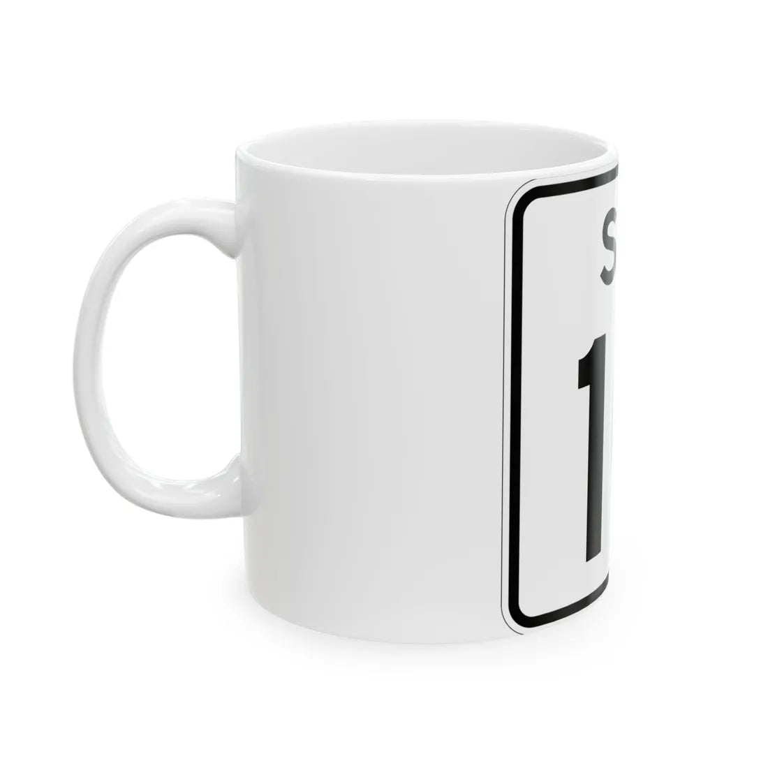 SC-10 (South Carolina) (Road Sign) White Coffee Mug - Go Mug Yourself