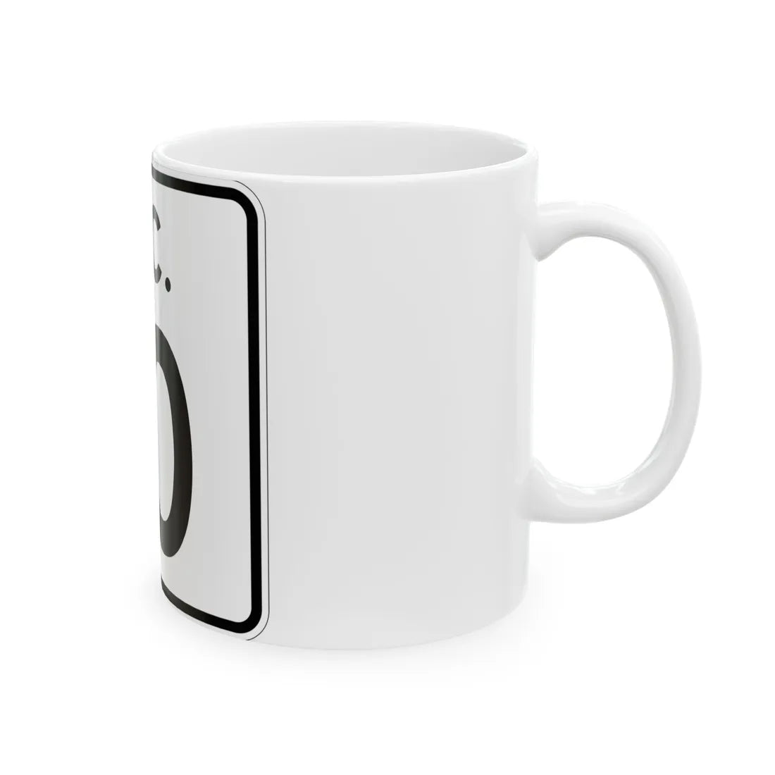 SC-10 (South Carolina) (Road Sign) White Coffee Mug - Go Mug Yourself