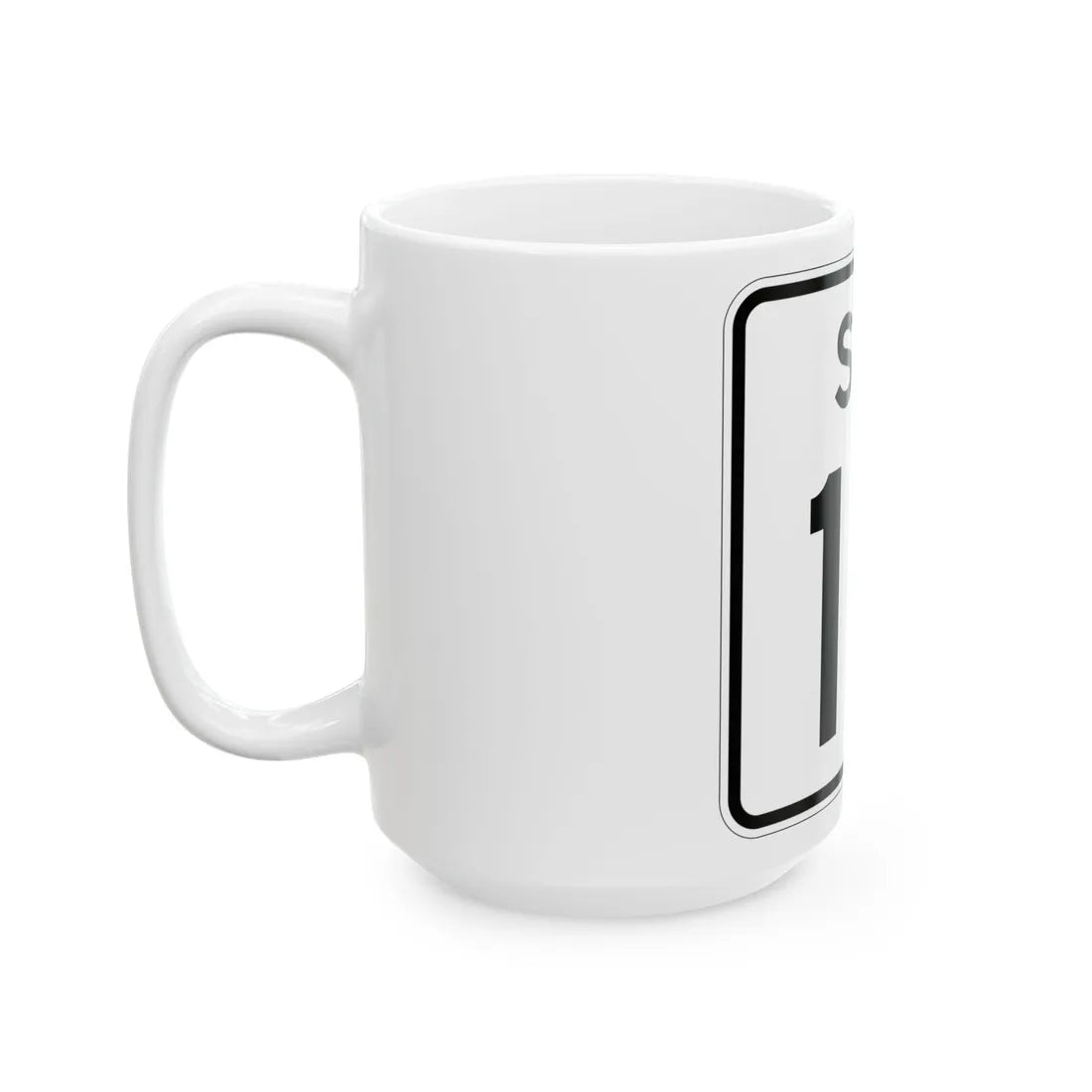 SC-10 (South Carolina) (Road Sign) White Coffee Mug - Go Mug Yourself