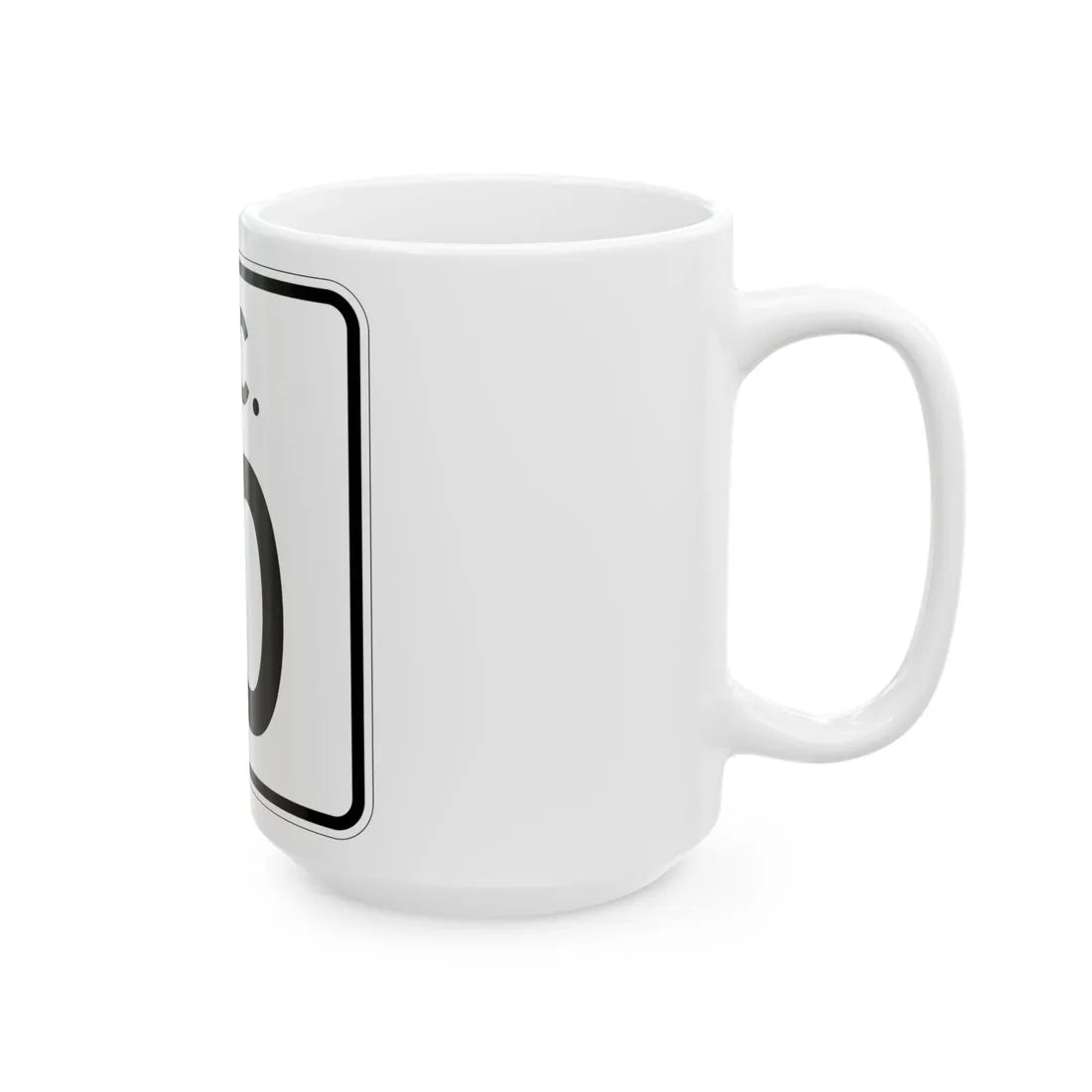 SC-10 (South Carolina) (Road Sign) White Coffee Mug - Go Mug Yourself