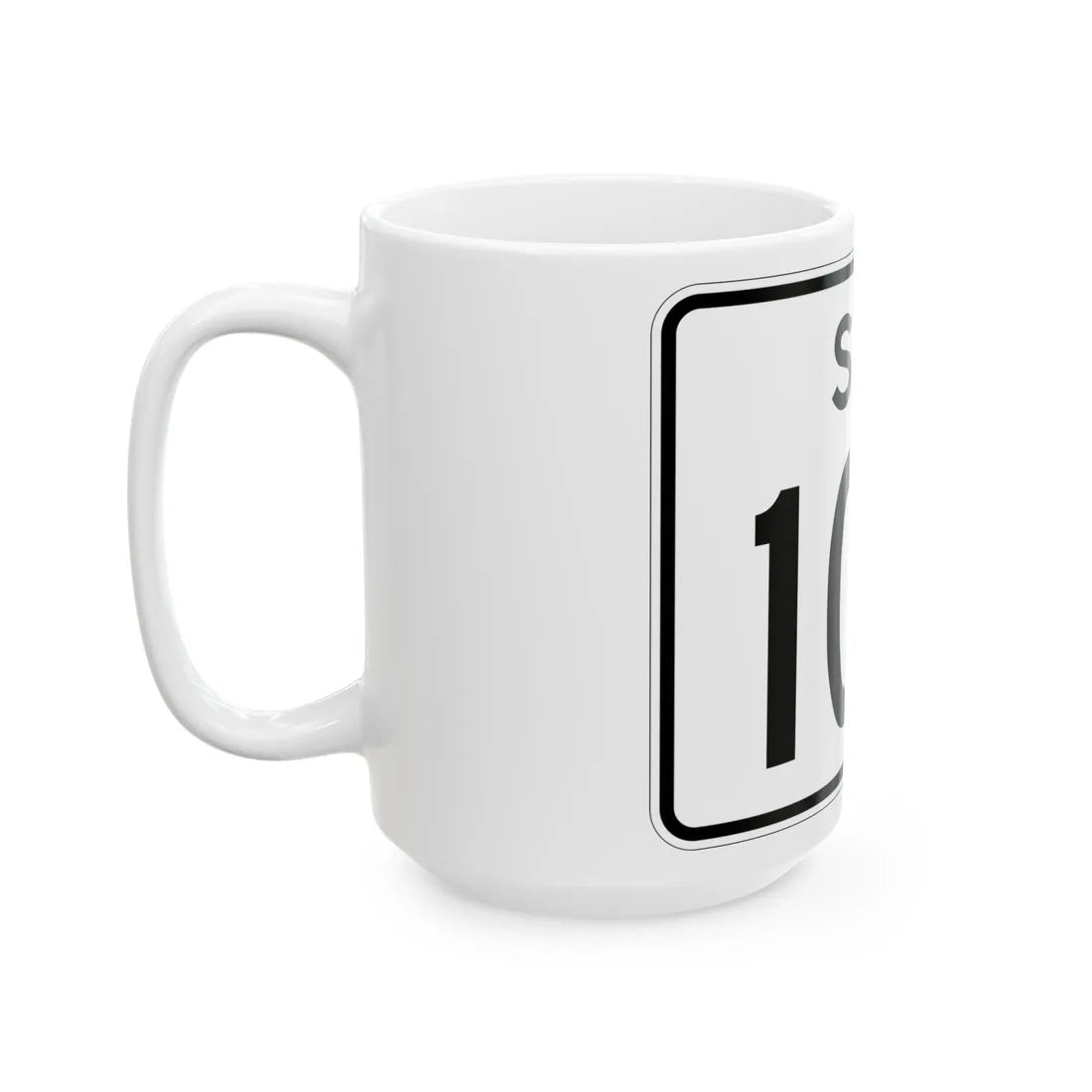 SC-106 (South Carolina) (Road Sign) White Coffee Mug - Go Mug Yourself