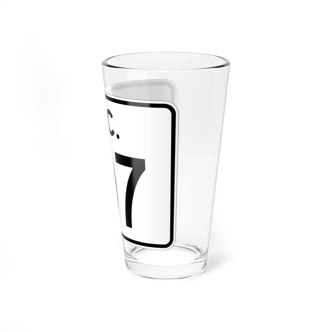 SC-107 (South Carolina) (Road Sign) Pint Glass 16oz - Go Mug Yourself
