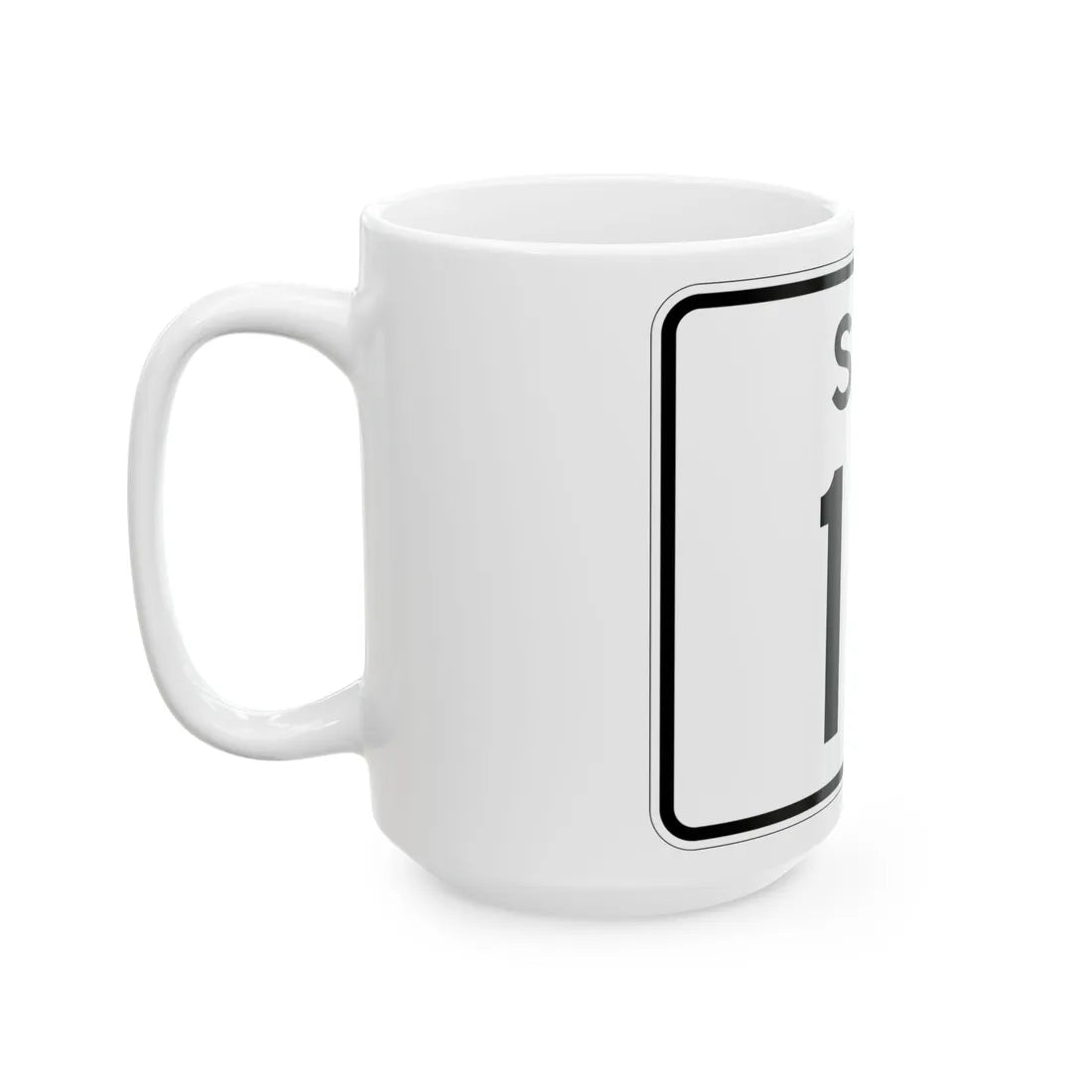 SC-111 (South Carolina) (Road Sign) White Coffee Mug - Go Mug Yourself