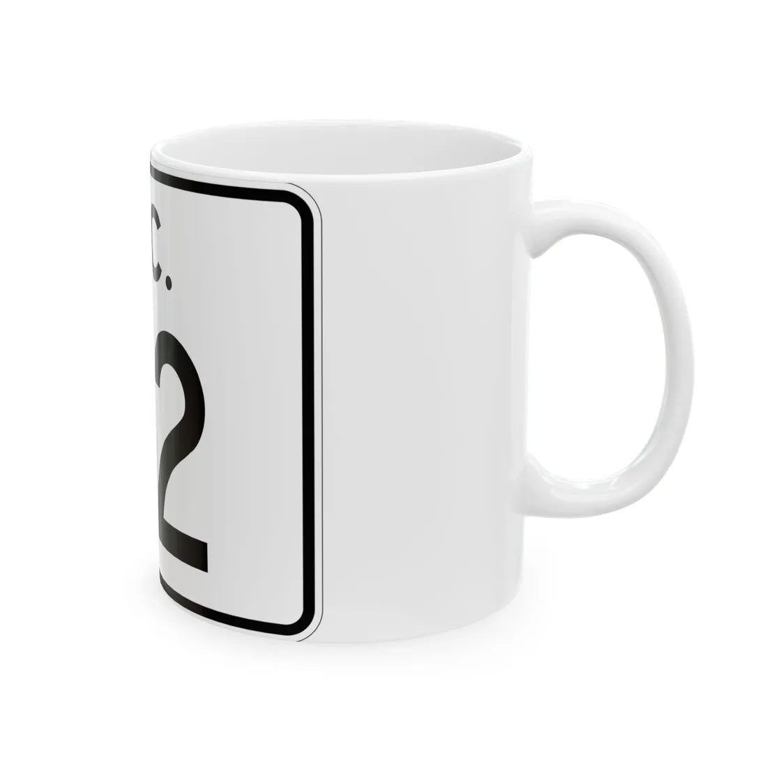 SC-112 (South Carolina) (Road Sign) White Coffee Mug - Go Mug Yourself
