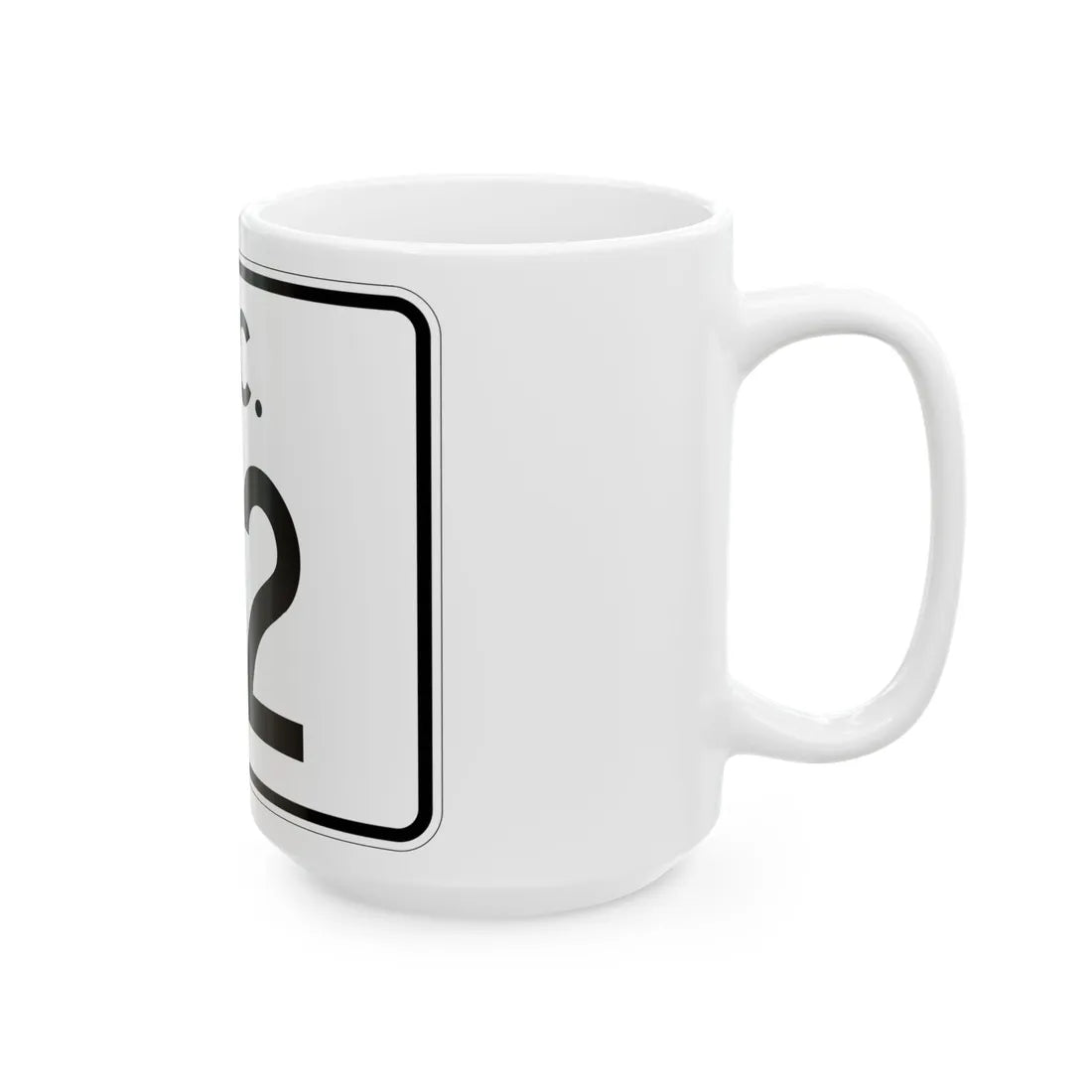 SC-112 (South Carolina) (Road Sign) White Coffee Mug - Go Mug Yourself