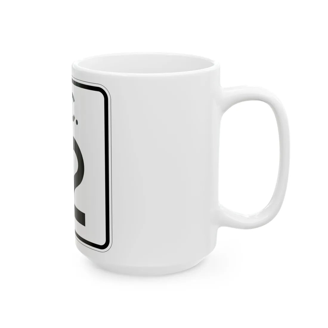 SC-12 (South Carolina) (Road Sign) White Coffee Mug - Go Mug Yourself