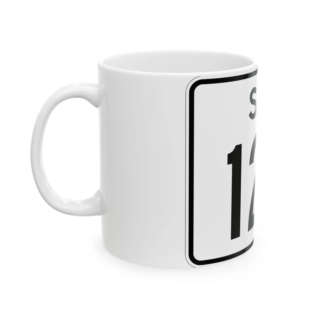 SC-127 (South Carolina) (Road Sign) White Coffee Mug - Go Mug Yourself