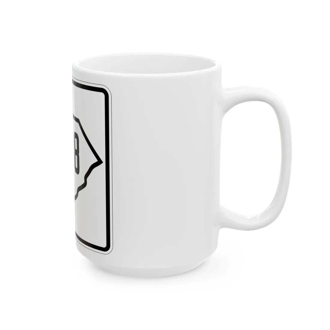 SC-128 1926 (South Carolina) (Road Sign) White Coffee Mug - Go Mug Yourself